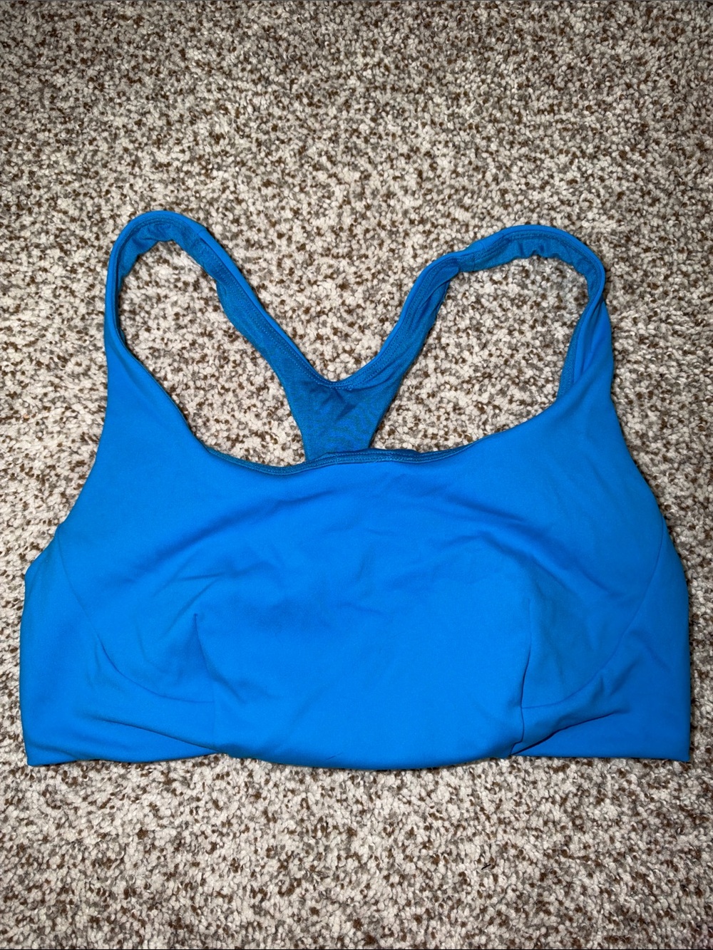 Lululemon Blue Racerback Sports Bra